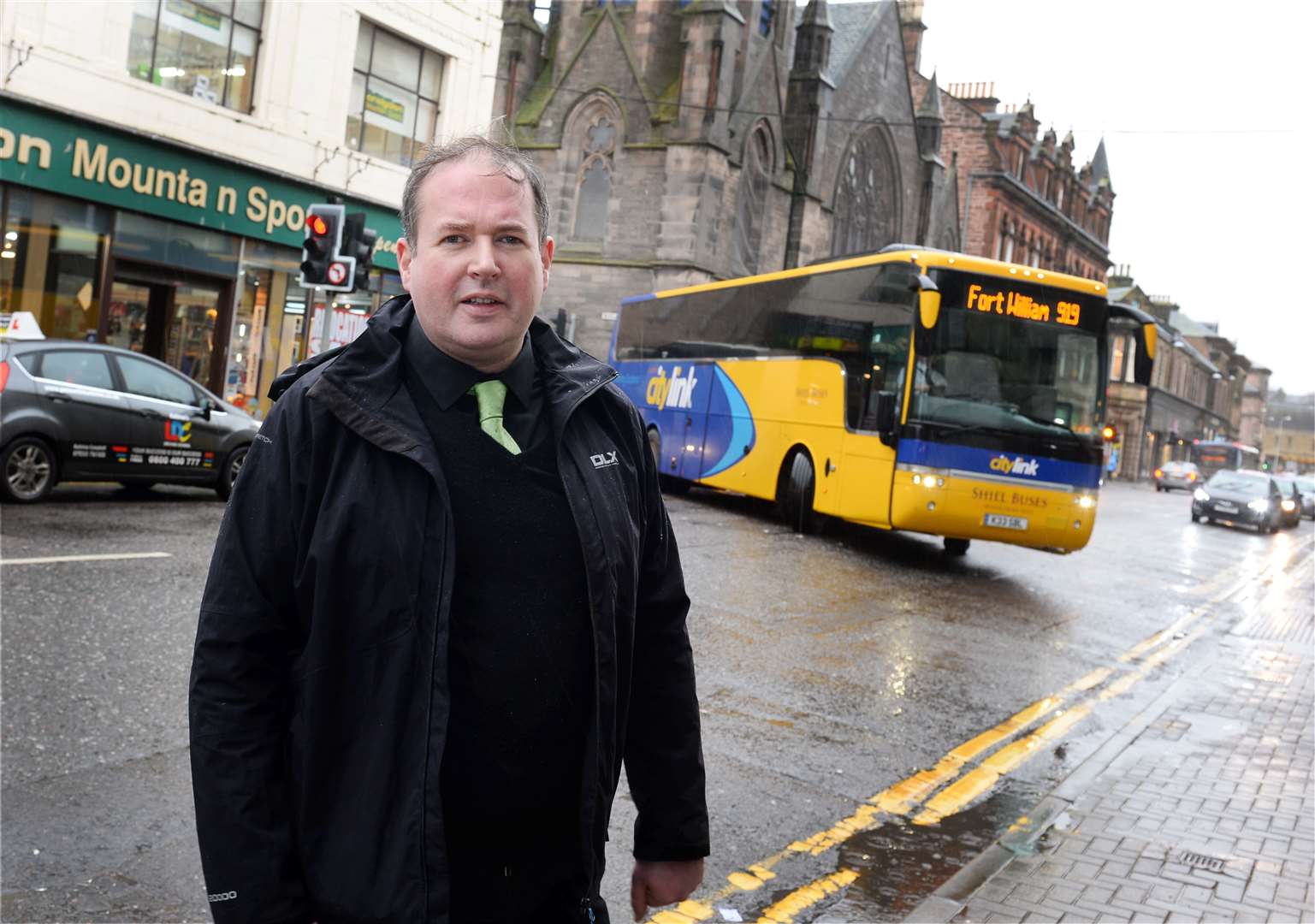 Councillor Ron MacWilliam believes a publicly-owned bus service could be the answer to city pollution problems.