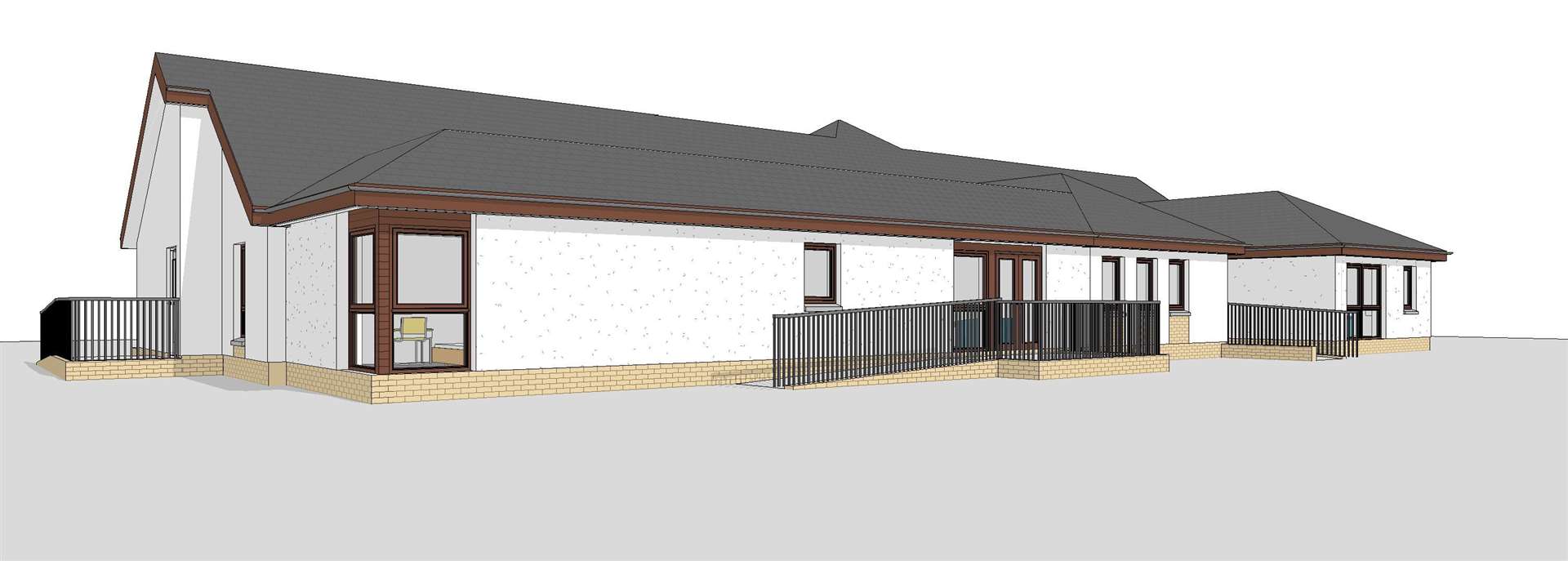 An artist's impression of the finished project, which will help to boost residential rehab capacity in the Highlands and islands. Picture: CrossReach.