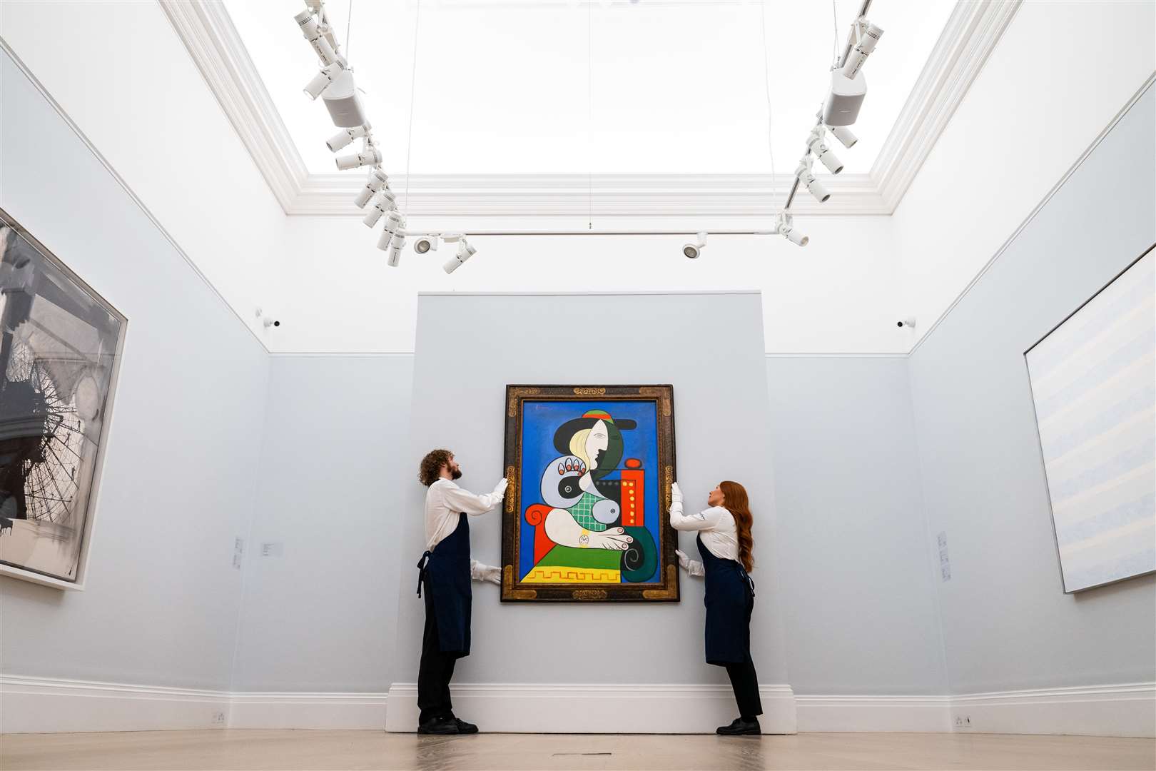 Pablo Picasso’s 1932 masterpiece Femme A La Montre (Aaron Chown/PA)