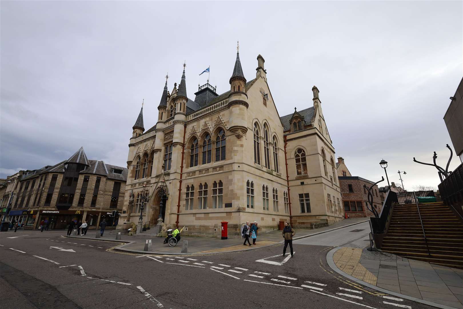 There has been a low level of interest in taking up the office space at Inverness Town House.