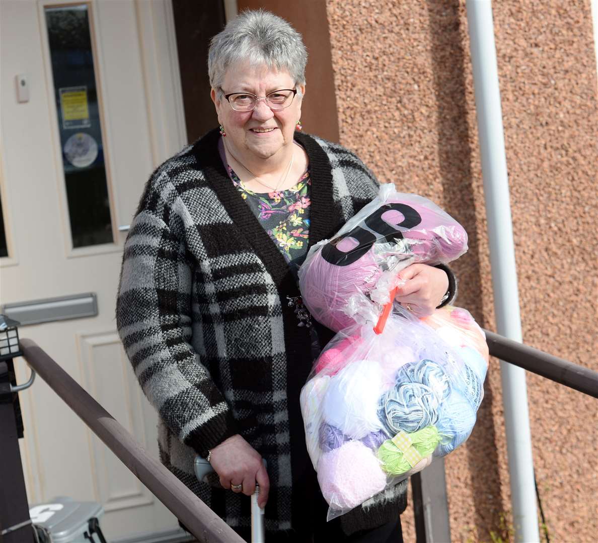 Marie MacIver is grateful to Courier readers for their donations of wool.