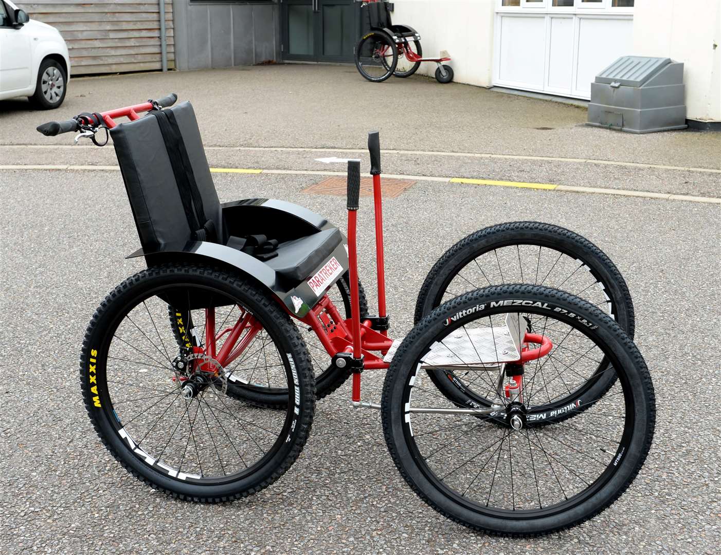Nairn Academy receive Paratreker wheelchair..The Paratreker wheelchair..Picture: James Mackenzie..