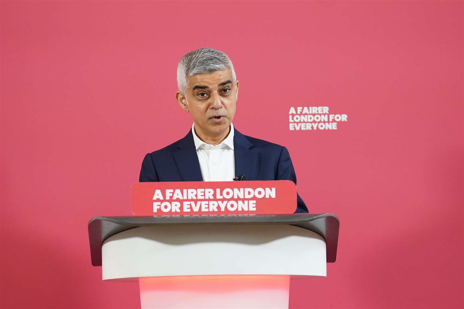 Sadiq Khan has said the race to become London mayor will be the closest ever (Stefan Rousseau/PA)