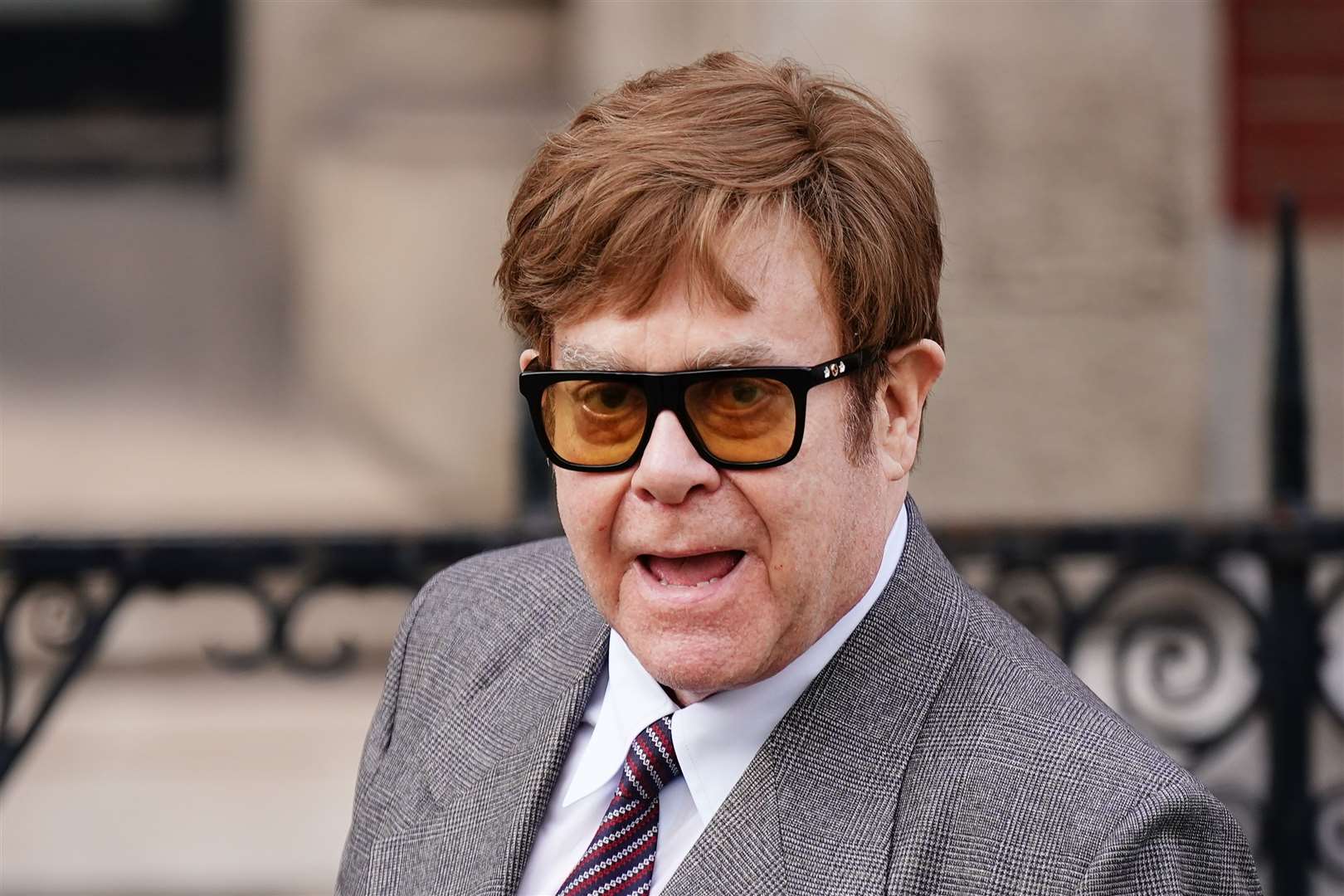 Sir Elton John at the Royal Courts Of Justice in March (Aaron Chown/PA)