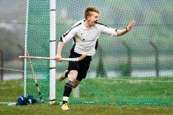 Lorne Mackay celebrates after opening the scoring for Lovat against Kilmallie. Picture by Neil G Paterson.