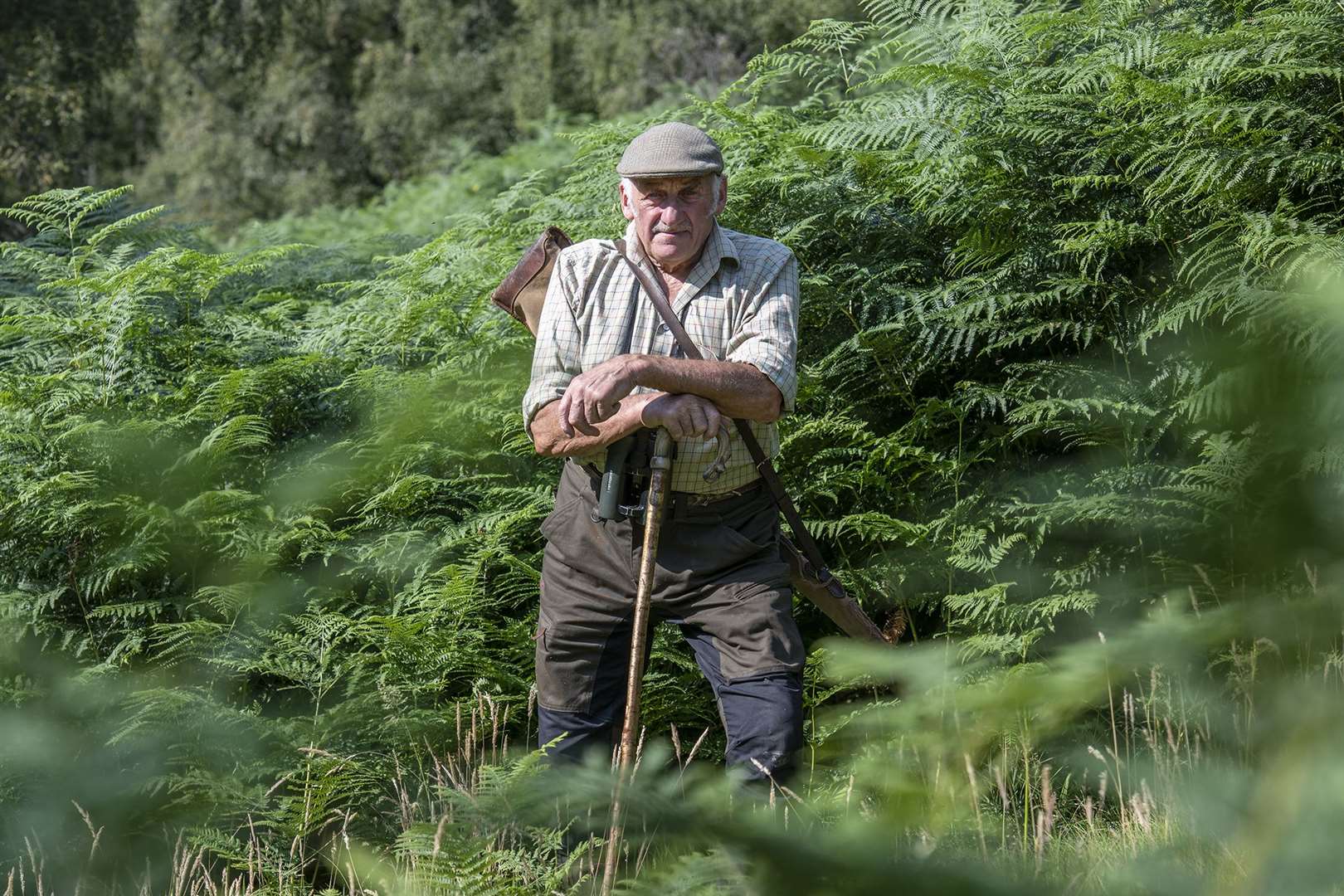 Peter Fraser said that bracken can be over 6ft tall (Steven Rennie Photography/PA)