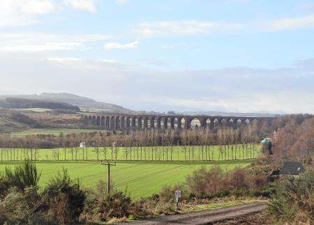 The Culloden Viaduct from the B road near Sunnyside, Culloden.