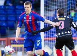 Chris Innes opened the scoring for Caley Thistle in Monday's 3-0 win against St Johnstone.