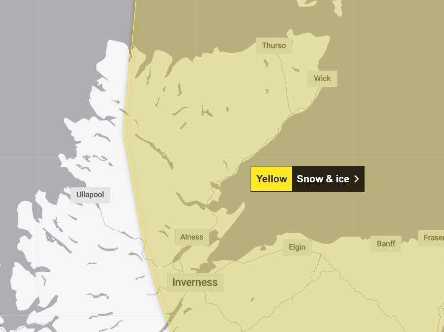 Met Office warnings of continuing ice risk will remain in place until midday.