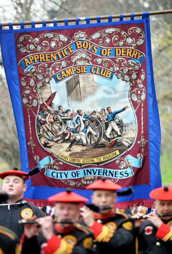 A previous Apprentice Boys of Derry march in Inverness. Picture: Gary Anthony.