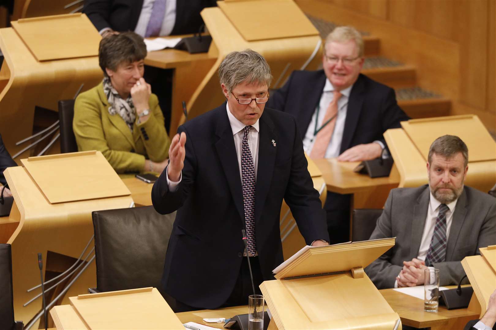 Edward Mountain MSP speaking in the chamber during a debate on Future Rural Policy and Support in Scotland.10 January 2019. Pic - Andrew Cowan/Scottish Parliament.