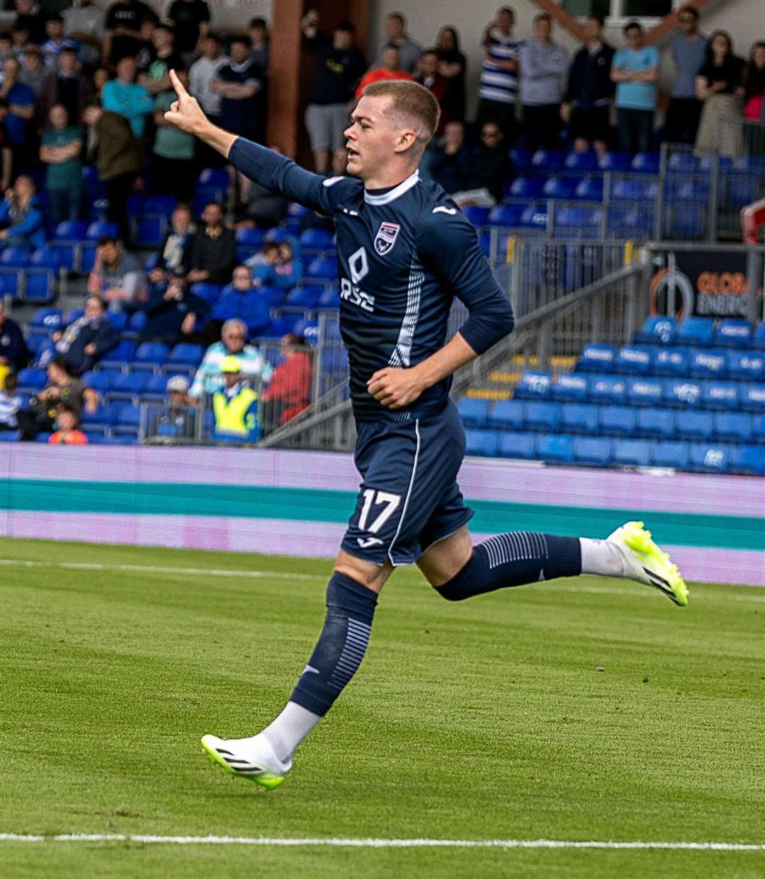 Sights of Jay Henderson in the Ross County first team have been few and far between this season. Picture: Ken Macpherson