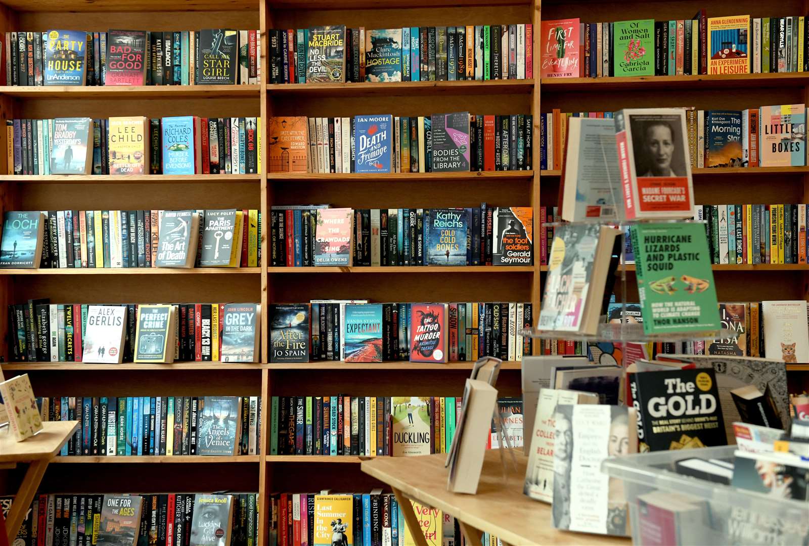 The Nairn Bookshop interior. Picture: James Mackenzie.