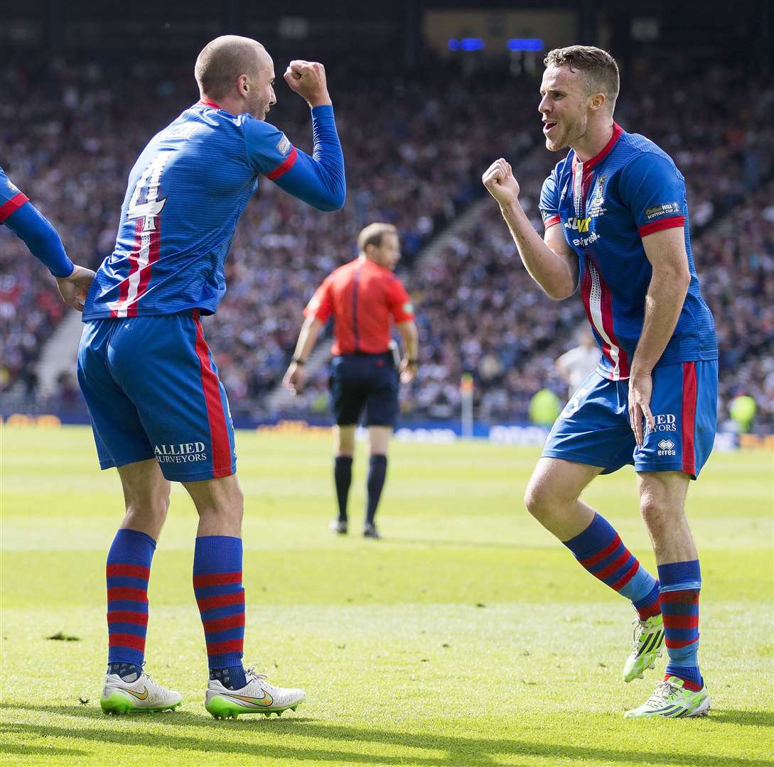 Vincent and Watkins were close – as could be seen by their celebration for the winning goal.