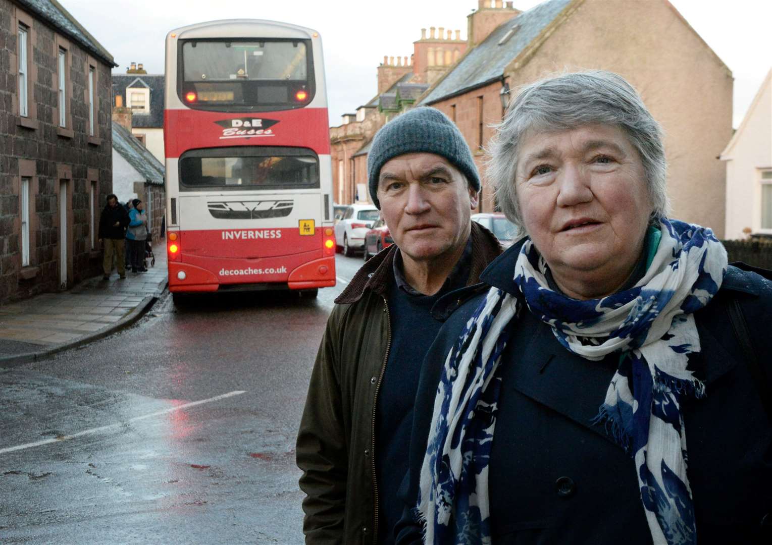 David Guthrie and Anne Phillips, of Fortrose and Rosemarkie Community Council.