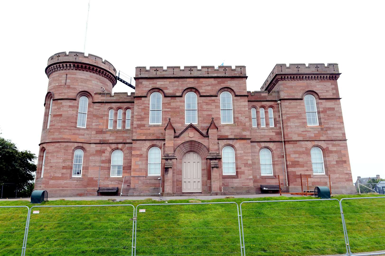 The enabling works on Inverness Castle are due to begin next month.