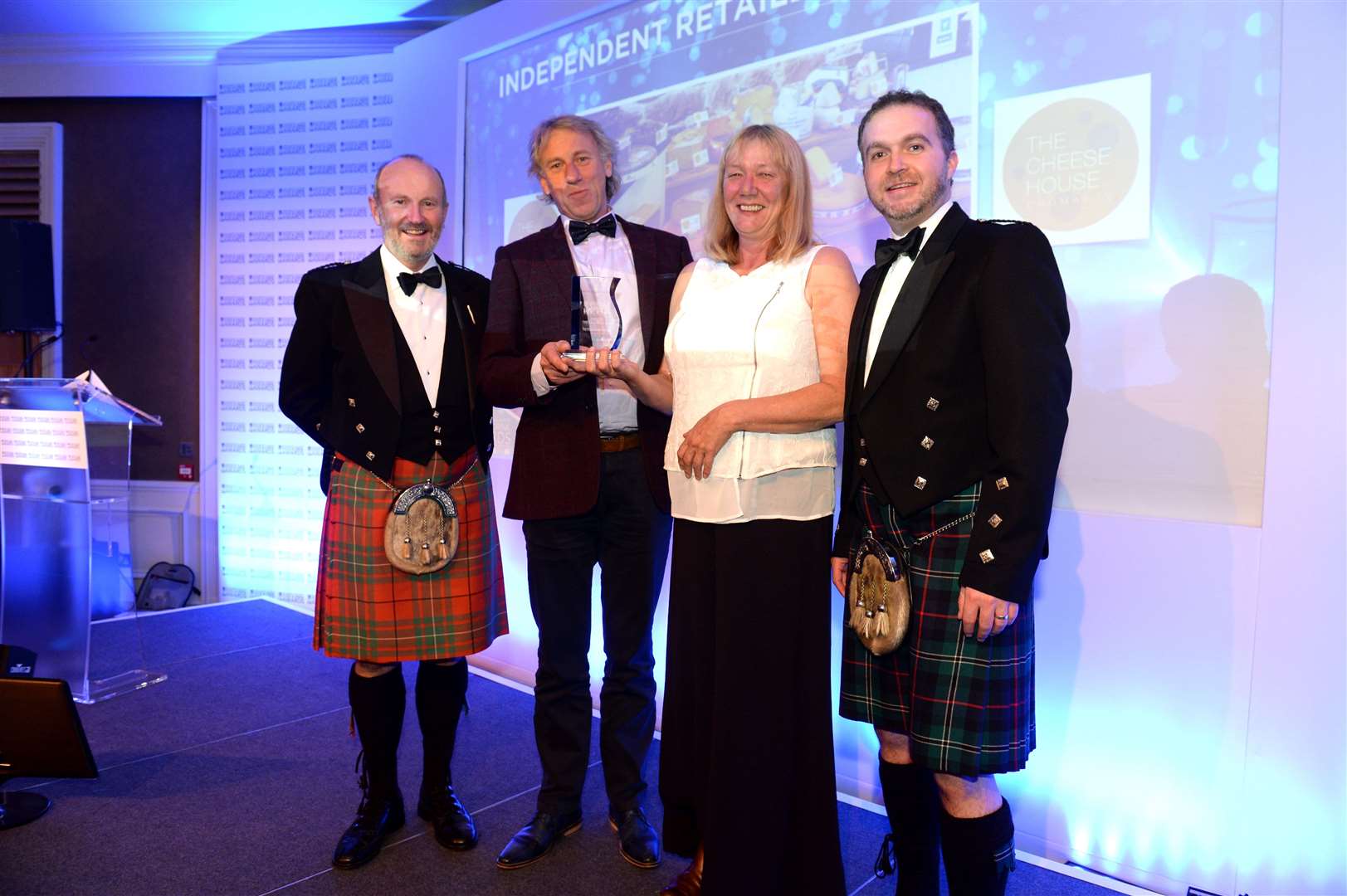 Jon and Emmy Palmer collected an Independent Retailer of the Year accolade at the Highlands & Islands Food & Drink Awards in 2016. It was presented by Steve Barron, now Highland News and Media's managing director.