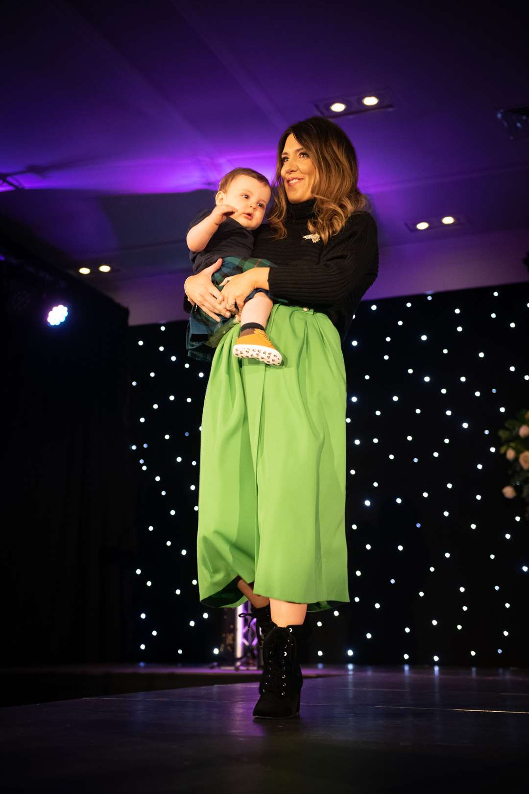 Shireen and Zach Fyffe at last year's Catwalk for a Cause. Picture: Callum Mackay