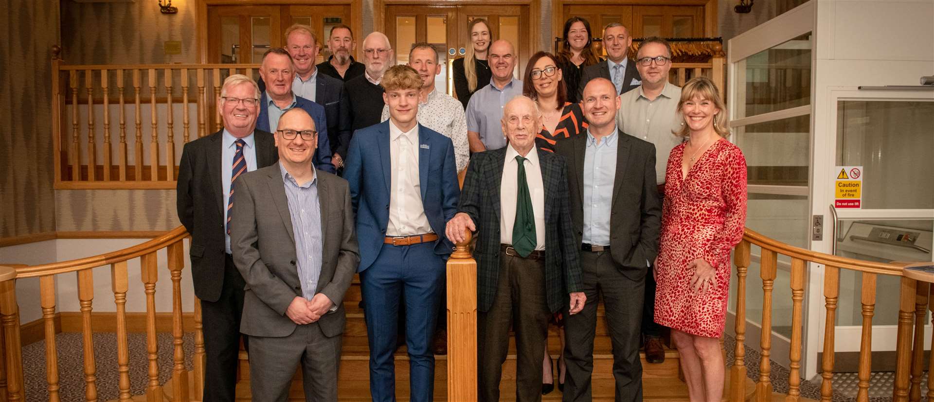 The directors, and long-term staff members joined together to celebrate 70 years of the Cairngorm Group.
