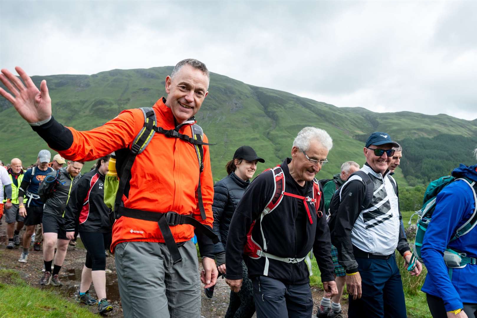 Walkers begin the Highland Cross at Kintail in 2022. Picture: Robin McConnell