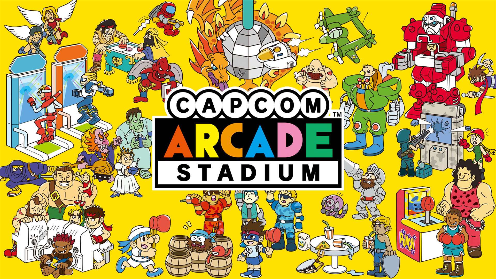 Capcom Arcade Stadium. Picture: PA Photo/Handout