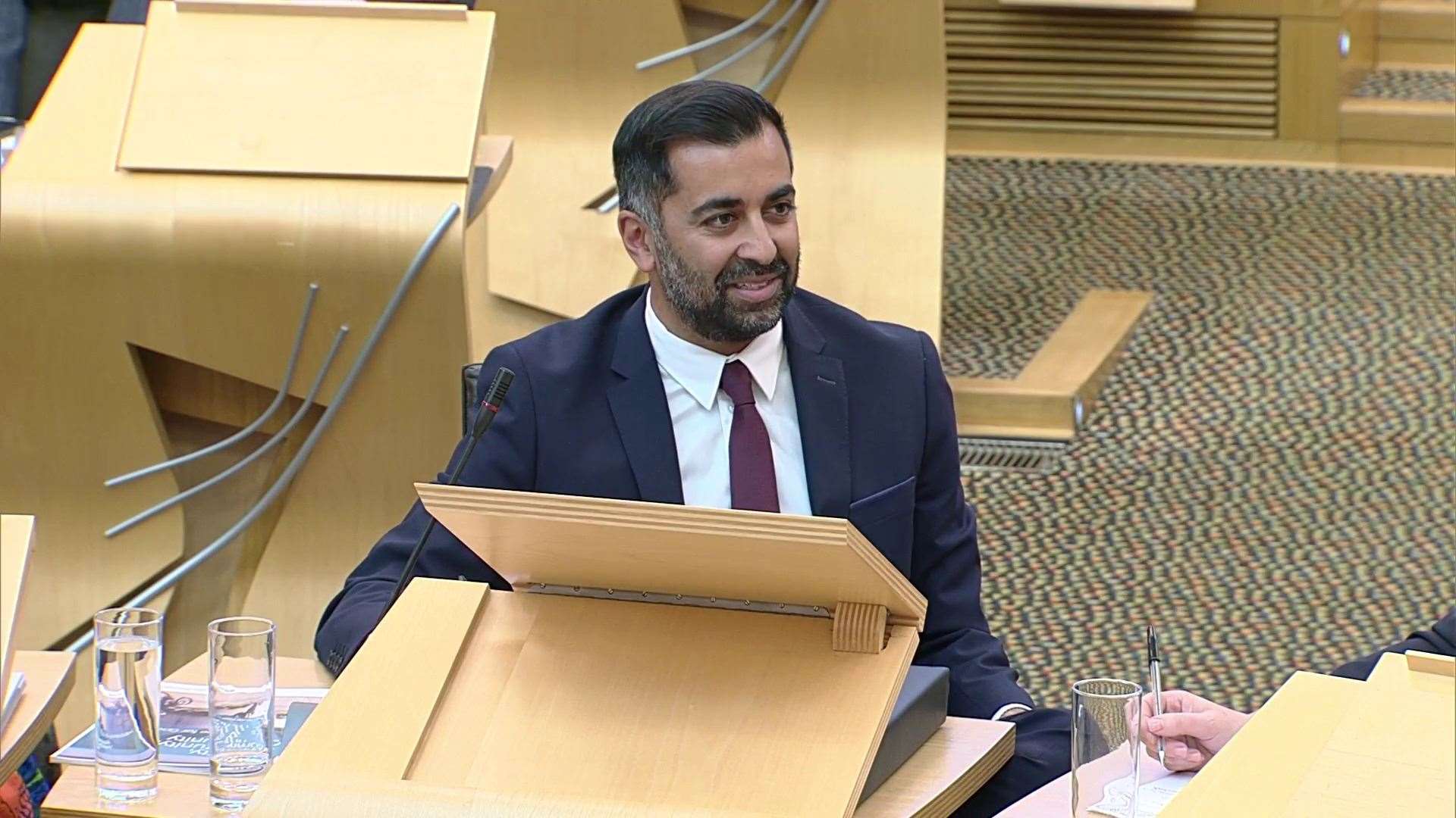 First Minister Humza Yousaf was questioned over the progress on the A96 dualling yesterday.