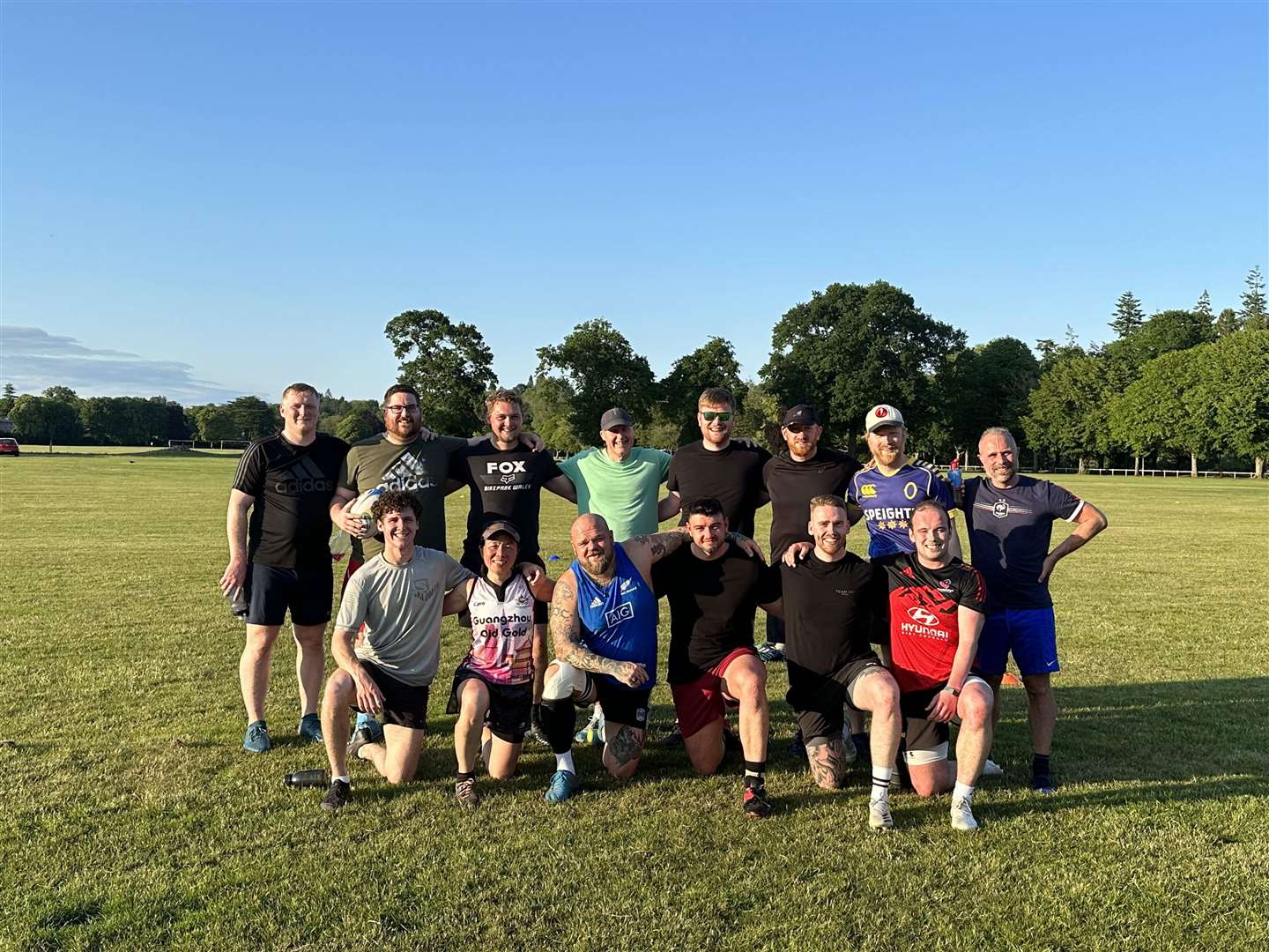 The Inverness Lynx Touch Rugby squad plays at Bught Park every Monday evening.
