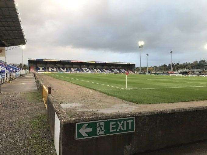 Last weekend's match was called off due to a frozen pitch.