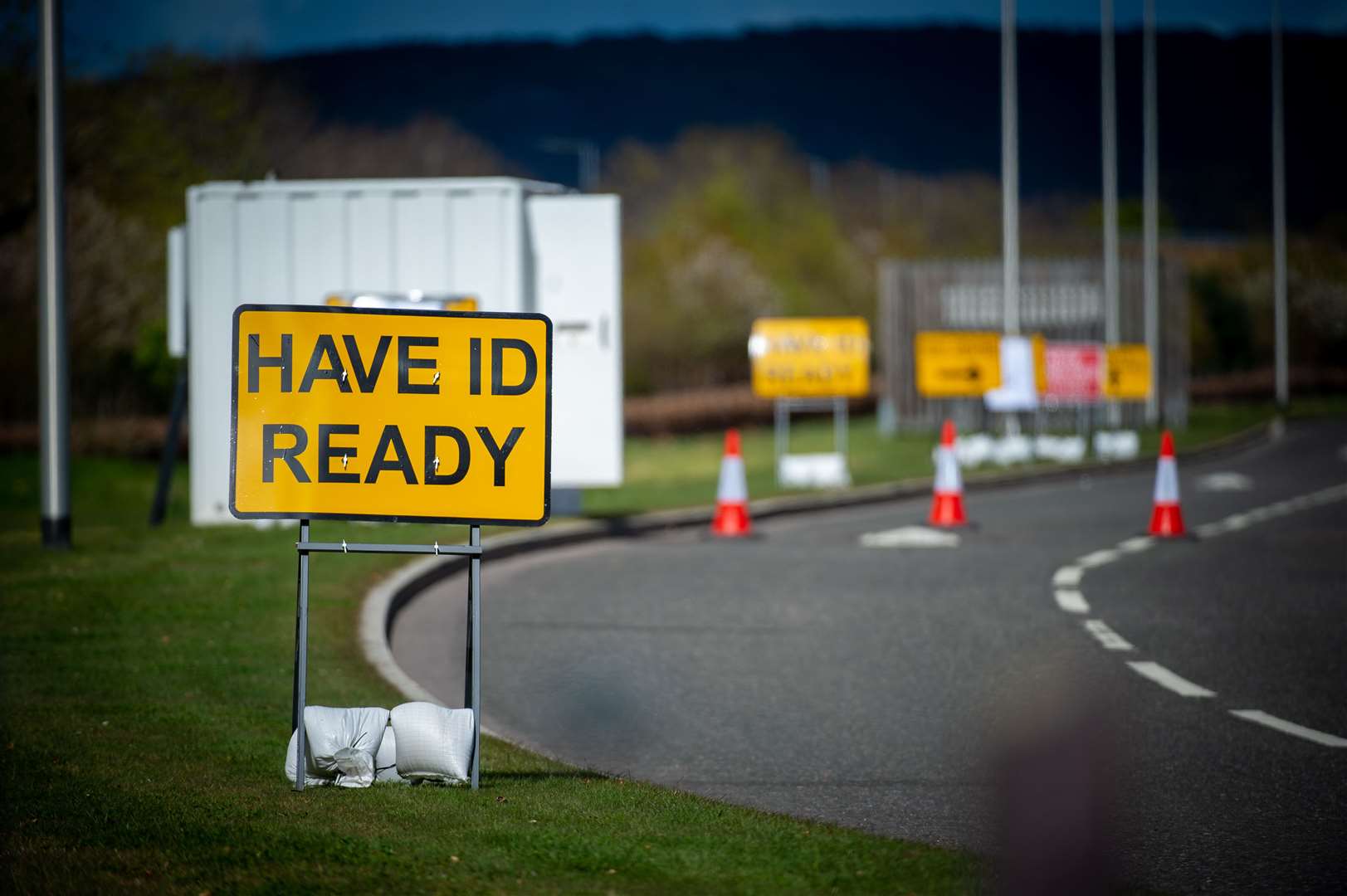 People from south of the border are being directed to the Inverness Covid testing site.