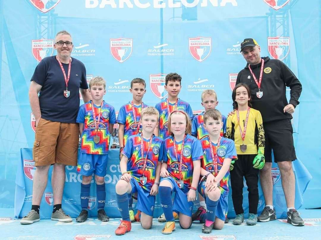 Los bomberos del condado de Nairn se enfrentan a equipos de todo el mundo en la Copa de Fútbol de Barcelona en España