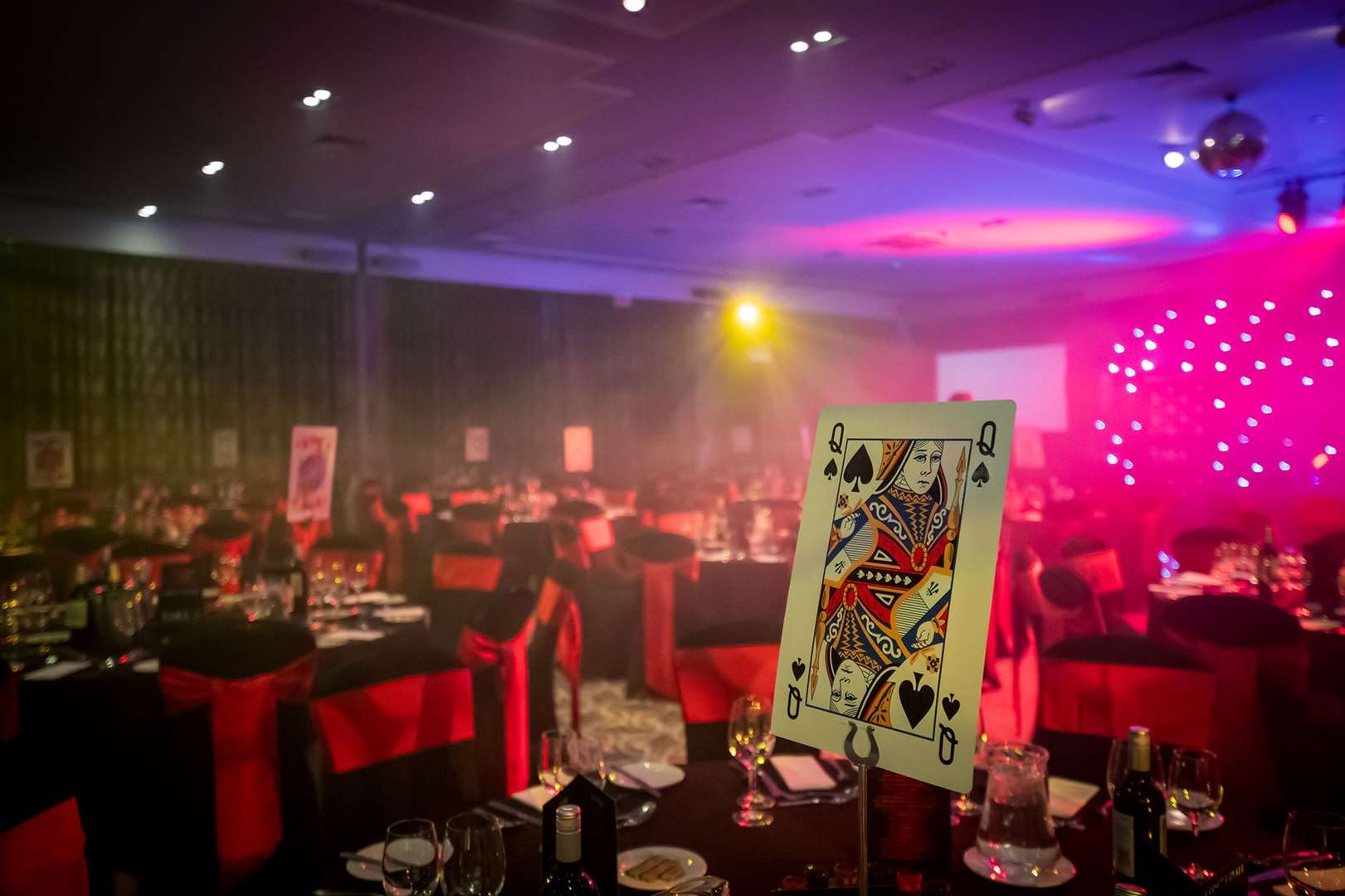 The evening had a James Bond Casino Royale theme. Picture: Eoghan Smith