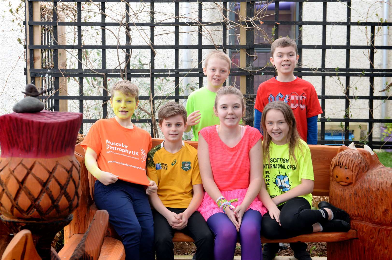 Children at Duncan Forbes Primary also got involved in fundraising: Will McGregor (9), Aidan Fraser (9), Harry Gallacher (11), Joshua Farley (11), Ava Graham (11), Cara Petrie (11).