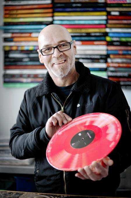 Union Vinyl's owner Nigel Graham.