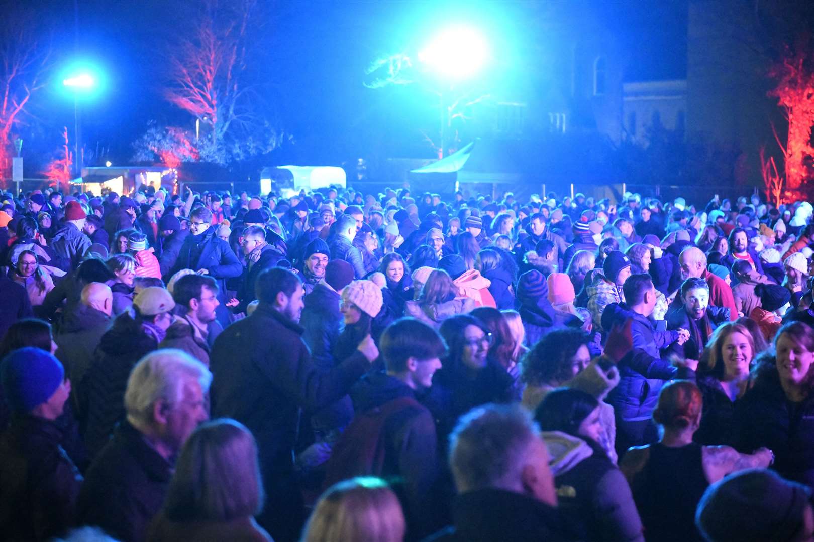 Thousands attended Inverness's Red Hot Highland Fling this Hogmanay.