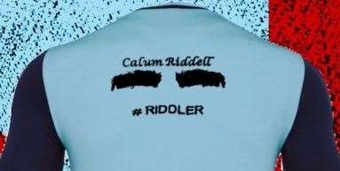 Calum Riddell's name will be printed on the training and travel kit of Nairn St Ninian.