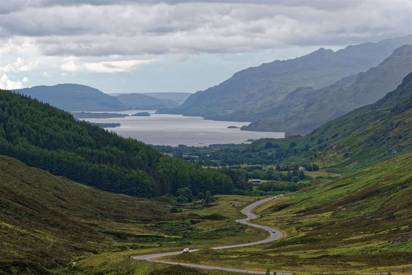 The collision happened on the A832 near Loch Maree between Kinlochewe and Kerrysdale.