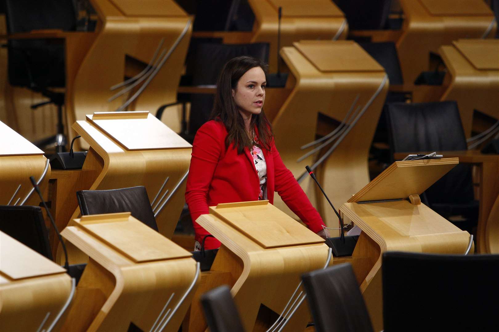 Kate Forbes speaking in Holyrood.