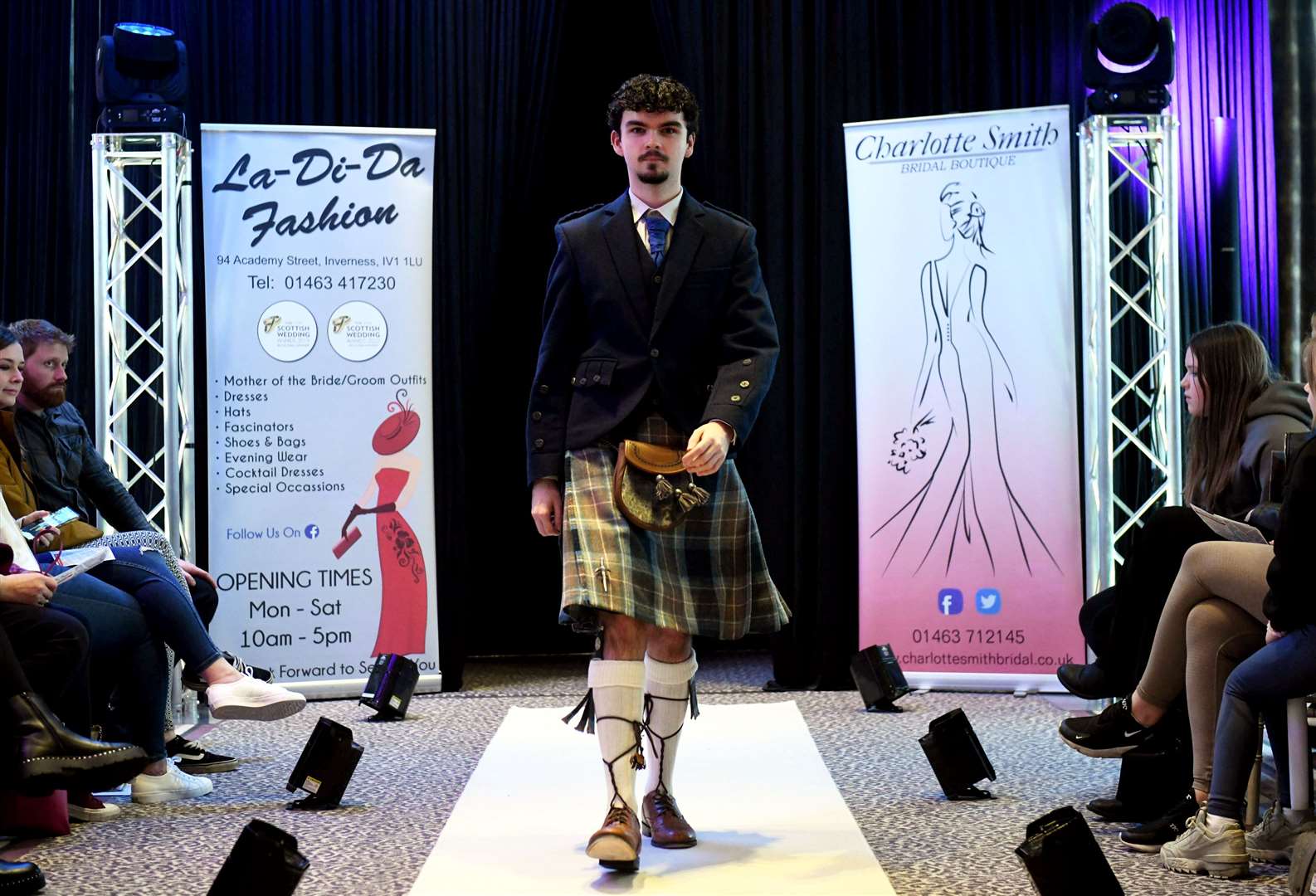 Groom and groomsmen choices from Ben Wyvis Kilts. Picture: James Mackenzie
