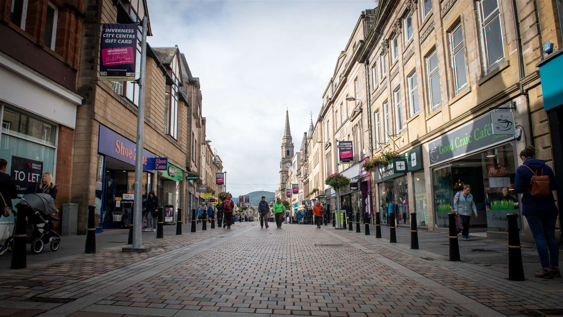 People along Inverness High Street share their 2024 new year's resolutions.