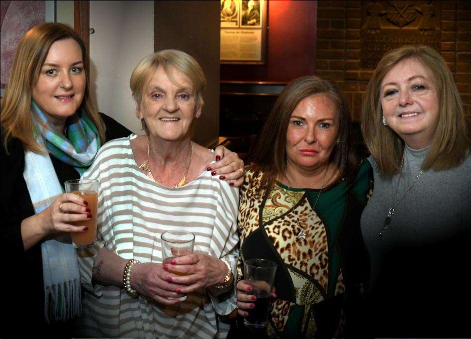 Cityseen 19 March 2022: Mary Mackay, Rose Smith, Sharon Campbell and Carol Baillie. Picture: James Mackenzie.