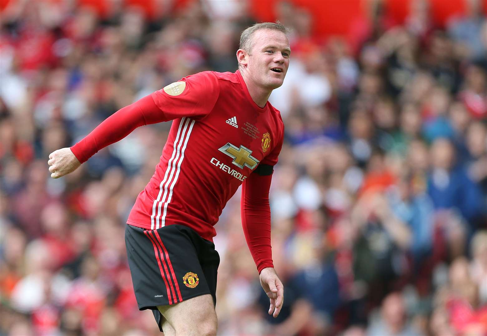 Partridge denies a charge involving a Manchester United shirt signed by then-player Wayne Rooney, above (PA)