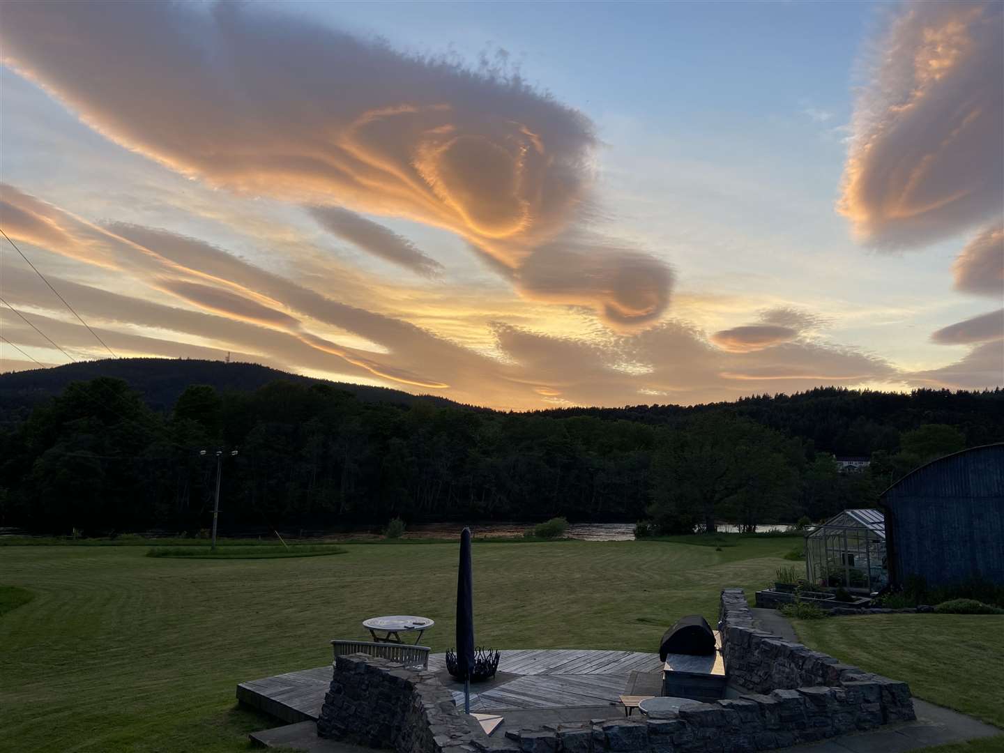 Evening sky over Inverness. Picture: Michael Martin, Ness Side