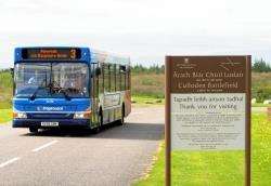 The number three bus service stops at Culloden Battlefield - but not for much longer.