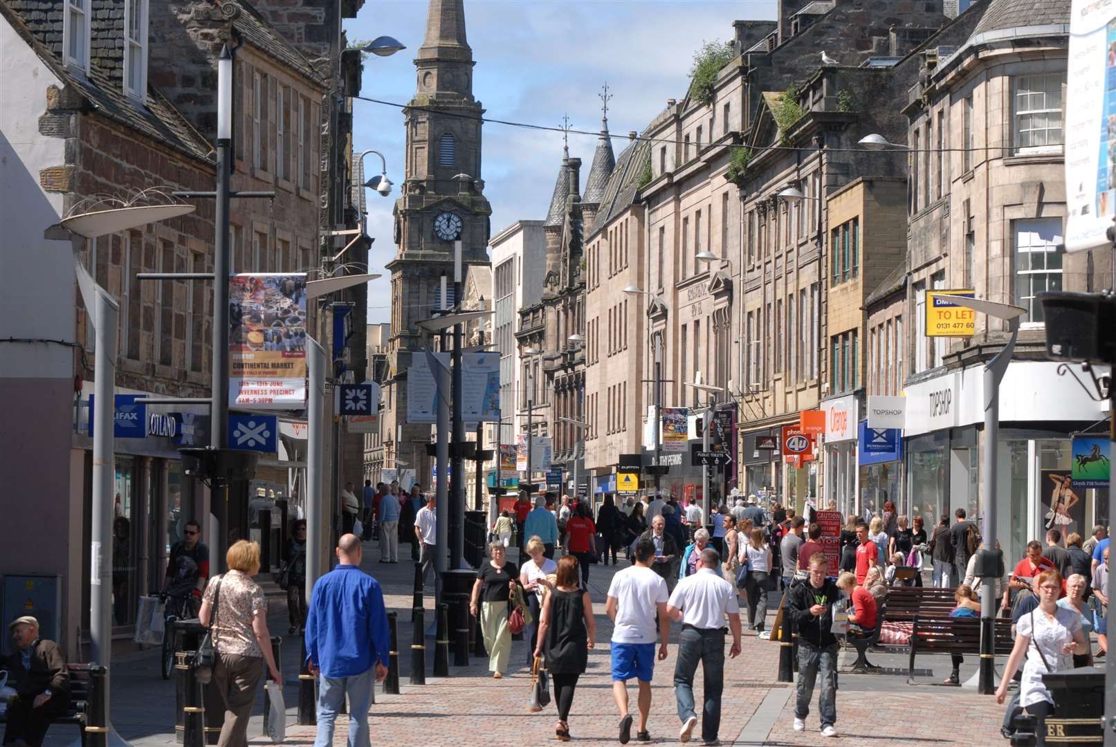 A new 'health check' has been carried out on Inverness city centre.
