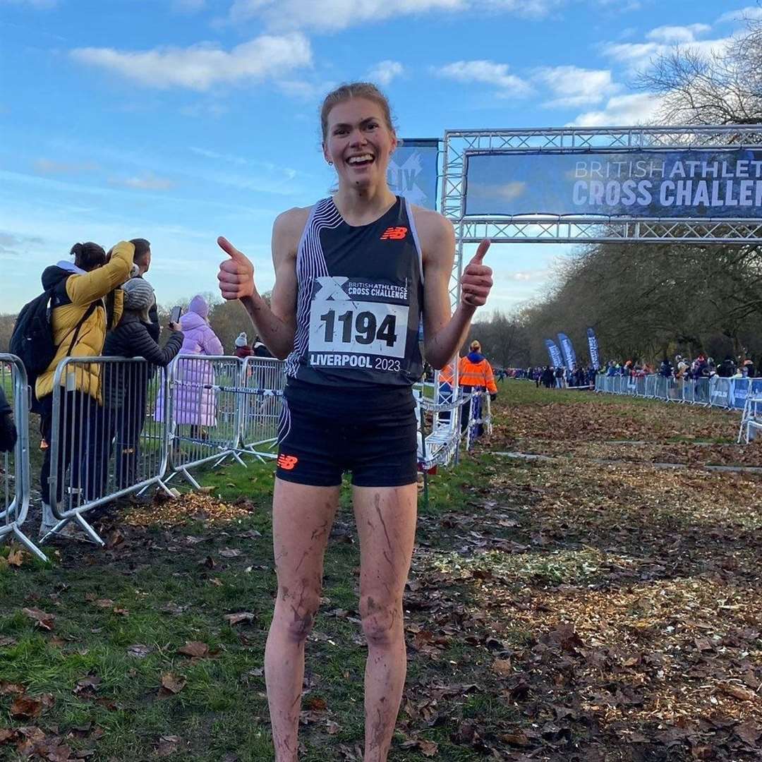 Megan Keith continued her impressive 2023 with a 53-second win at the British Cross Challenge - securing her place at the European Cross Country Championships. Picture: British Athletics