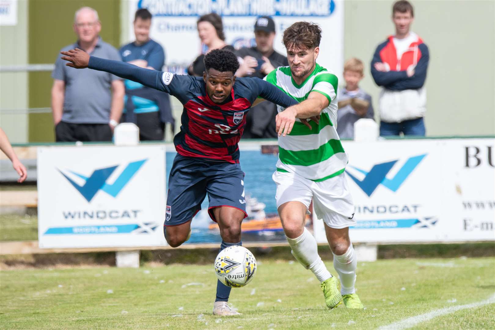 Owura Edwards continues to impress for Ross County. Picture: Daniel Forsyth