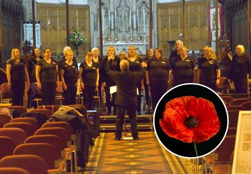 The Inverness Military Wives Choir will perform in a Remembrance concert at Inverness Cathedral.