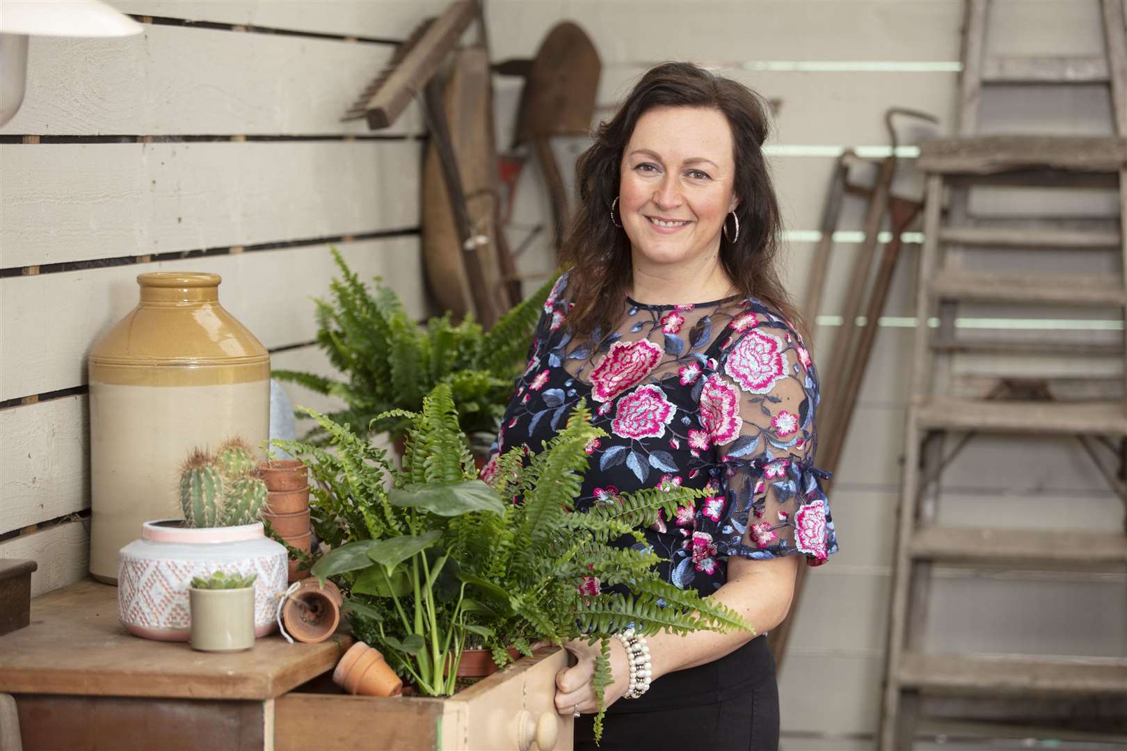 Claire Bishop, houseplant buyer for Dobbies Garden Centres. Picture: Dobbies Garden Centres/PA