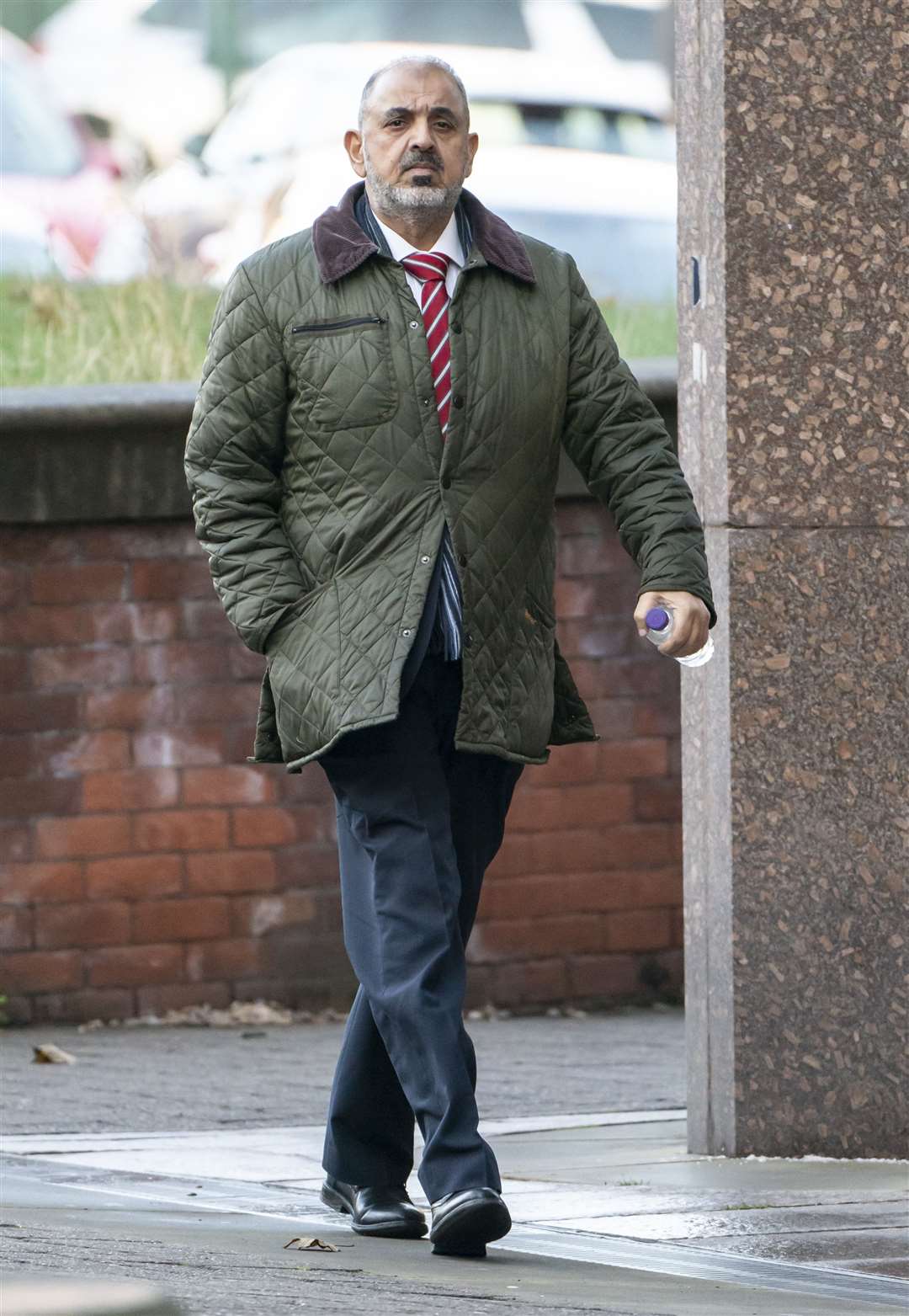 Ahmed arriving at Sheffield Crown Court in November 2021 (PA)