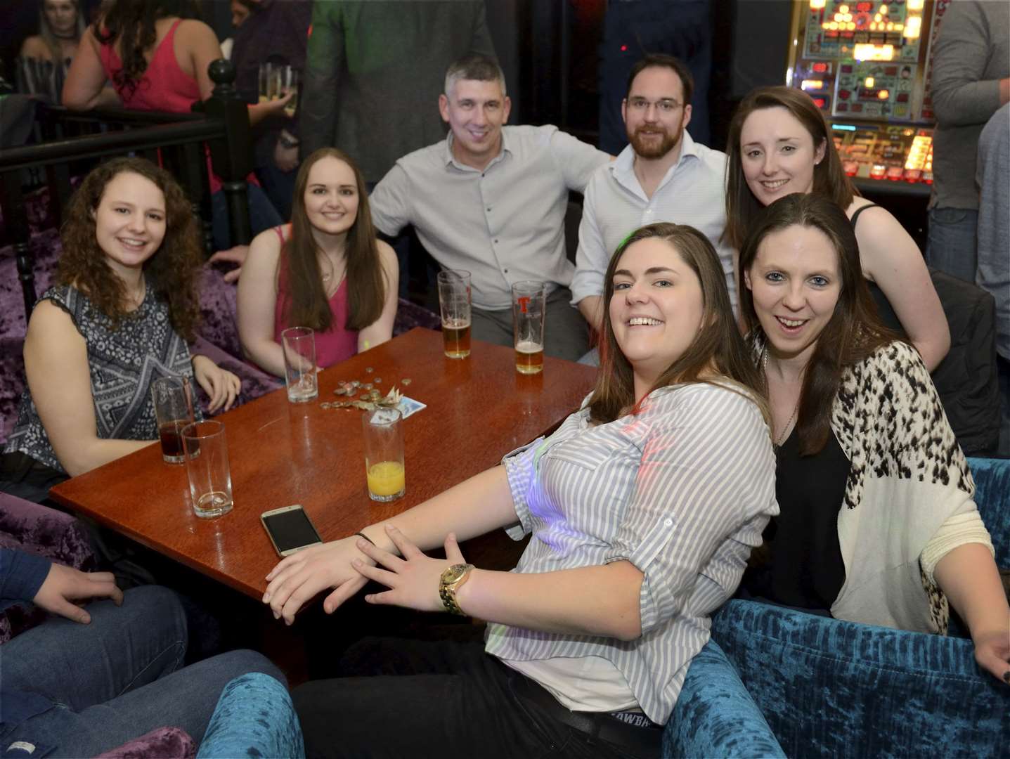 Staff of Norbord enjoy a night out. Picture: Gary Anthony.